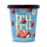 Nature's Hyper-chilled Strawberries In White And Milk Chocolate, 5 Oz Cup, 8/carton, Ships In 1-3 Business Days