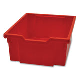 F2 Deep Trays For Gratnells Storage Frames And Trolleys, 1 Section, 3.57 Gal, 12.28" X 16.81" X 6.25", Flame Red, 6/pack