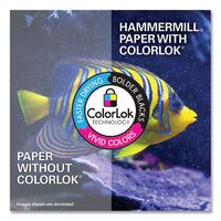 Premium Color Copy Print Paper, 100 Bright, 3-hole, 28 Lb, 8.5 X 11, Photo White, 500 Sheets-ream, 8 Reams-carton