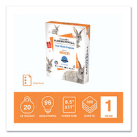 Fore Multipurpose Print Paper, 96 Bright, 3-hole, 20 Lb, 8.5 X 11, White, 500 Sheets-ream