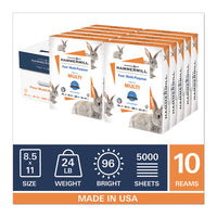 Fore Multipurpose Print Paper, 96 Bright, 24lb, 8.5 X 11, White, 500 Sheets-ream, 10 Reams-carton