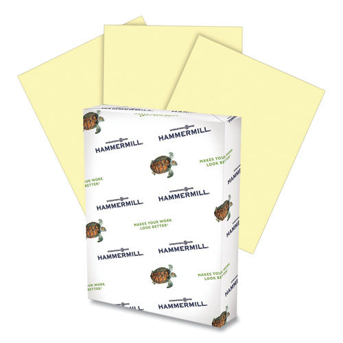 Colors Print Paper, 20lb, 8.5 X 14, Canary, 500-ream