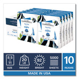 Copy Plus Print Paper, 92 Bright, 20 Lb, 8.5 X 11, White, 500 Sheets-ream, 10 Reams-carton