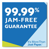 Premium Laser Print Paper, 98 Bright, 3-hole, 24lb, 8.5 X 11, White, 500-ream