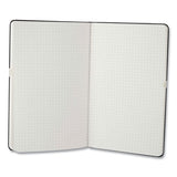 Hard Cover Notebook, Quadrille Ruled, Black Cover, 8.25 X 5, 120 Pages