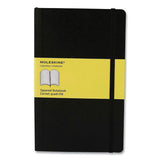 Hard Cover Notebook, Quadrille Ruled, Black Cover, 8.25 X 5, 120 Pages