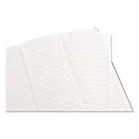 Professional Notebook, Narrow Rule, Black Cover, 9.75 X 7.5, 192 Sheets