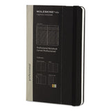 Professional Notebook, Narrow Rule, Black Cover, 9.75 X 7.5, 192 Sheets