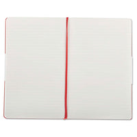 Classic Colored Hardcover Notebook, Narrow Rule, Red Cover, 8.25 X 5, 240 Sheets