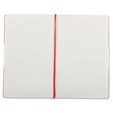 Classic Colored Hardcover Notebook, Narrow Rule, Red Cover, 8.25 X 5, 240 Sheets