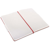 Classic Colored Hardcover Notebook, Narrow Rule, Red Cover, 8.25 X 5, 240 Sheets