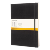 Classic Colored Hardcover Notebook, Narrow Rule, Black, 10 X 7.5, 192 Sheets