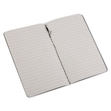 Cahier Journal, Narrow Rule, Black Cover, 5.5 X 3.5, 64 Sheets, 3-pack