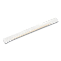 Individually Wrapped Round Wood Toothpicks, 4", Natural, 1,000-box, 12 Boxes-carton