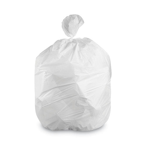 Linear Low-density Can Liners, 30-35 Gal, 1.4 Mil, 33 X 45, White, 200-carton