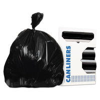 Linear Low Density Can Liners With Accufit Sizing, 23 Gal, 0.9 Mil, 28" X 45", Clear, 50-box