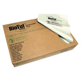 Biotuf Compostable Can Liners, 30 Gal, 0.88 Mil, 30" X 39", Green, 150-carton