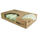 Biotuf Compostable Can Liners, 32 Gal, 1 Mil, 34" X 48", Green, 100-carton