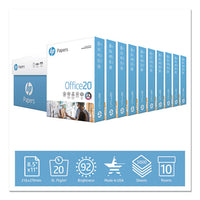 Office20 Paper, 92 Bright, 20lb, 8.5 X 11, White, 500 Sheets-ream, 10 Reams-carton