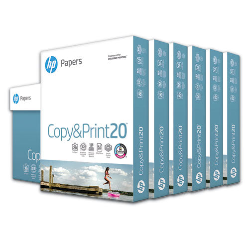 Copyandprint20 Paper, 92 Bright, 20lb, 8.5 X 11, White, 400 Sheets-ream, 6 Reams-carton