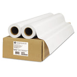 Universal Adhesive Vinyl, 2" Core, 36" X 66 Ft, Vinyl White, 2-pack