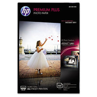 Premium Plus Photo Paper, 11.5 Mil, 4 X 6, Glossy White, 100-pack