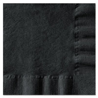 Beverage Napkins, 1-ply, 10 X 10, Black, 1000-carton