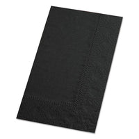 Dinner Napkins, 2-ply, 15 X 17, Black, 1000-carton