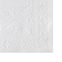 Solid Color Scalloped Edge Placemats, 9.5 X 13.5, Burgundy, 1,000-carton