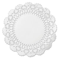 Cambridge Lace Doilies, Round, 12", White, 1000-carton