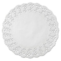 Doily,16.5in,rnd,wh
