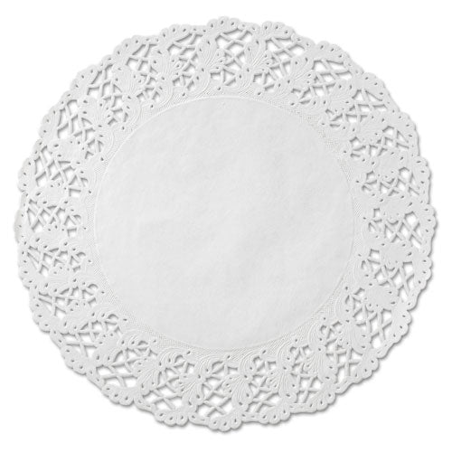Doily,16.5in,rnd,wh
