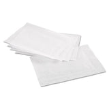 Classic Embossed Straight Edge Placemats, 10 X 14, White, 1,000-carton