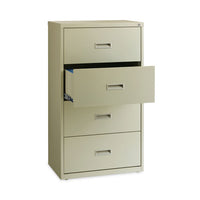 Lateral File Cabinet, 4 Letter-legal-a4-size File Drawers, Putty, 30 X 18.62 X 52.5