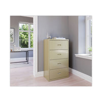 Lateral File Cabinet, 4 Letter-legal-a4-size File Drawers, Putty, 30 X 18.62 X 52.5