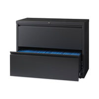 Lateral File Cabinet, 2 Letter-legal-a4-size File Drawers, Charcoal, 36 X 18.62 X 28
