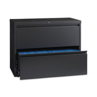 Lateral File Cabinet, 2 Letter-legal-a4-size File Drawers, Charcoal, 36 X 18.62 X 28