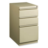 Full-width Pull 20 Deep Mobile Pedestal File, Box/box/file, Letter, Putty, 15 X 19.88 X 27.75, Ships In 4-6 Business Days