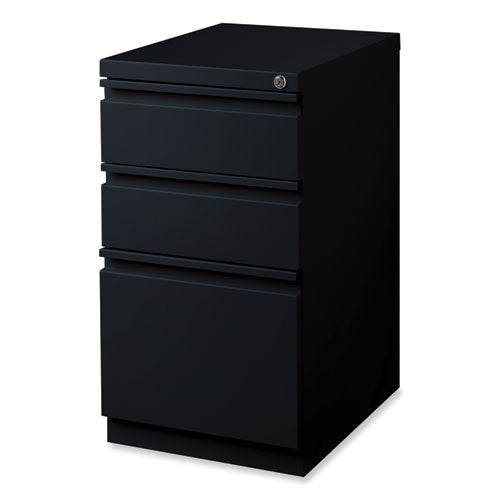 Full-width Pull 20 Deep Mobile Pedestal File, Box/box/file, Letter, Black, 15 X 19.88 X 27.75, Ships In 4-6 Business Days