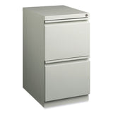 Full-width Pull 20 Deep Mobile Pedestal File, File/file, Letter, Light Gray, 15 X 19.88 X 27.75, Ships In 4-6 Business Days