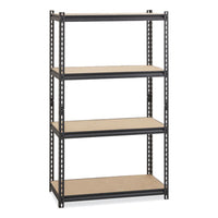Iron Horse 2300 Rivet Shelving, Four-shelf, 36w X 18d X 60h, Black, Ships In 4-6 Business Days