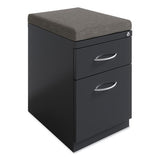 Arch Pull 20 Deep Mobile Pedestal File, 2 Drawer, Box/file, Letter, Charcoal, 15 X 19.88 X 23.75, Ships In 4-6 Business Days