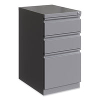 Full-width Pull 20 Deep Mobile Pedestal File, Box/box/file, Letter, Arctic Silver, 15x19.88x27.75,ships In 4-6 Business Days