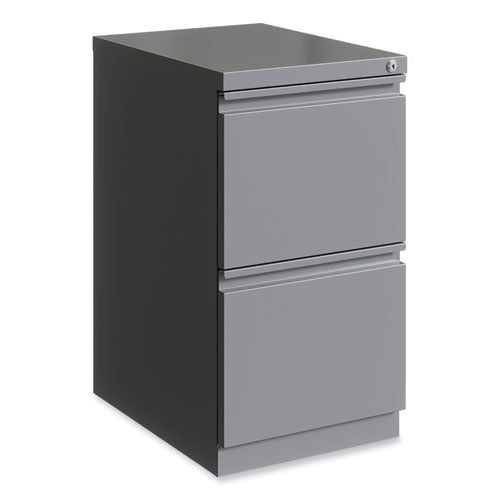Full-width Pull 20 Deep Mobile Pedestal File, File/file, Letter, Arctic Silver,15 X 19.88 X 27.75,ships In 4-6 Business Days