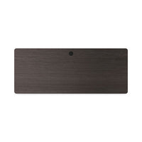 Modern Teacher Series Left Pedestal Desk, 60 X 24 X 28.75, Weathered Charcoal-silver