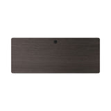 Modern Teacher Series Left Pedestal Desk, 60 X 24 X 28.75, Weathered Charcoal-silver