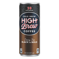 Cold Brew Coffee + Protein, Black And Bold, 8 Oz Can, 12-pack