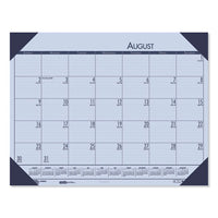 Recycled Ecotones Academic Desk Calendar, 18.5 X 13, Cordovan Corners, 2020-2021