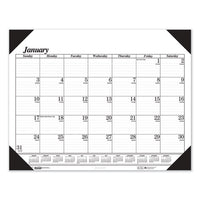 Recycled One-color Refillable Monthly Desk Pad Calendar, 22 X 17, 2021