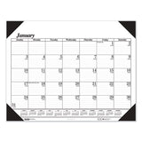 Recycled One-color Refillable Monthly Desk Pad Calendar, 22 X 17, 2021